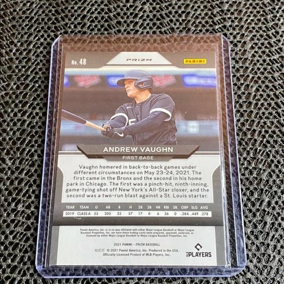 2021 Panini Prizm Baseball Andrew Vaughn - Picture 2 of 2